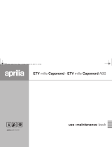 APRILIA ETV MILLE CAPONORD Manual do proprietário