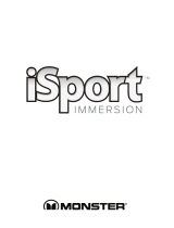 Monster iSport immersion Manual do usuário