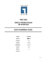 LevelOne ADSL2 FBR-1461 Manual do usuário