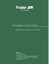 Foster Multifunction S4000 Manual do usuário