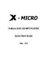 X-Micro XMP3A-F1G Guia rápido