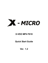 X-Micro XMP3Y-F1G Guia rápido