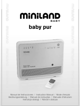 Miniland Baby baby pur Manual do usuário