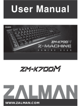 ZALMAN ZM-K700M Manual do usuário