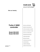 Varian Turbo-V 6000 Manual do usuário