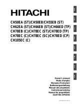 Hitachi CH50EA (ST) Manual do proprietário