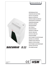HSM Securio B22 5.8mm Instruções de operação