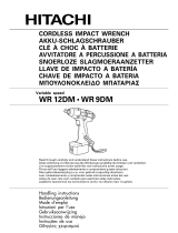 Hitachi WR12DMB - 12.0 V 1/2" Impact Wrench 2 Battery Manual do usuário