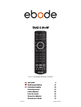 Ebode TAKE 6 IR+RF Manual do usuário