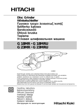 Hitachi G 18MR Manual do usuário