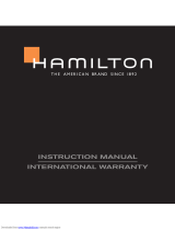 Hamilton caliber 2894-S2 Manual do usuário