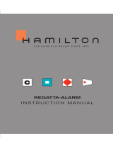 Hamilton Regatta-alarm Manual do usuário