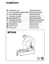 Maktec MT242 Manual do usuário