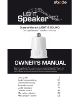 Ebode LightSpeaker Manual do proprietário