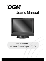 DGM LTV-1914WHTC Manual do usuário