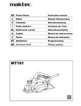 Maktec MT191 Manual do usuário