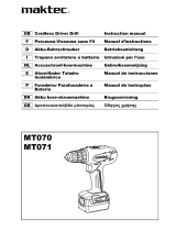 Maktec MT070 Manual do usuário