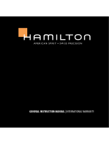 Hamilton 251.474 General Instruction Manual