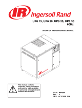 Ingersoll-Rand UP6 25 Operation and Maintenance Manual