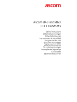 Ascom (Sweden) AB BXZDH6 Manual do usuário
