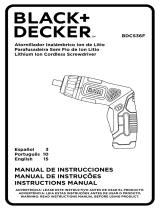 Black & Decker BDCS36F Manual do usuário