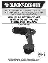 Black & Decker CD121K-CD961 Manual do usuário