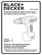 Black & Decker CD961 Manual do usuário