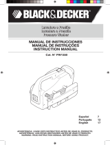 Black & Decker PW1350-BR Manual do usuário