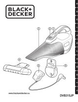 Black & Decker Aspirateur À Main Dvb315jp Spécial Animaux Manual do usuário