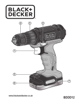 Black & Decker BDDD12 Manual do usuário