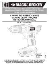 Black & Decker LDX112PK-B3 Manual do usuário