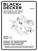 Black & Decker CS1004 Manual do usuário