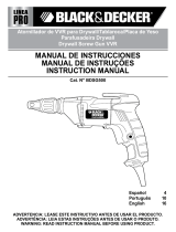 Black & Decker Linea PRO BDSG500 Manual do usuário