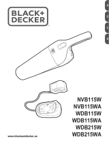 Black & Decker Dustbuster NVB115WA Manual do usuário