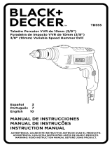 Black & Decker TB555 Manual do usuário