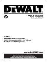 DeWalt D25417KT-AR Manual do usuário
