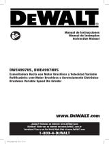 DeWalt DWE4997NVS Manual do usuário