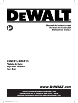 DeWalt D26411-B2 Manual do usuário