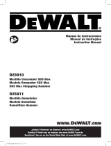 DeWalt D25810K Manual do usuário