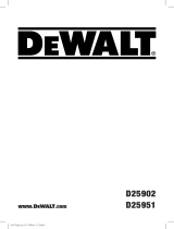 DeWalt D25902K Manual do usuário