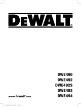 DeWalt DWE492S Manual do usuário