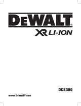 DeWalt DCS380 Manual do usuário