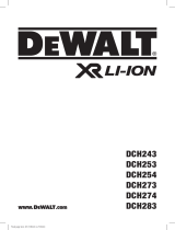 DeWalt DCH273 Manual do usuário