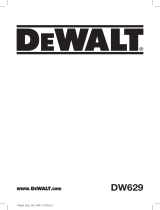 DeWalt DW629 Manual do usuário