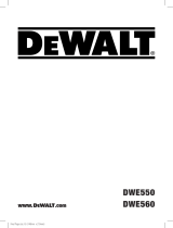 DeWalt DWE550 Manual do usuário