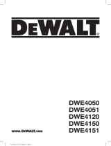 DeWalt DWE4050 Manual do usuário