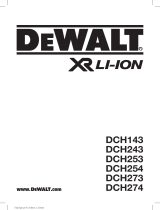 DeWalt DCH253 Manual do usuário