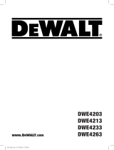 DeWalt DWE4263 Manual do usuário