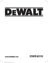DeWalt DWE4016 Manual do usuário