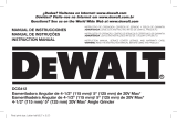 DeWalt DCG412M2-B3 Manual do usuário
